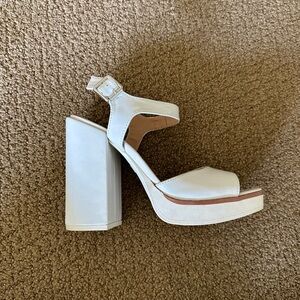 Chunky platform heels